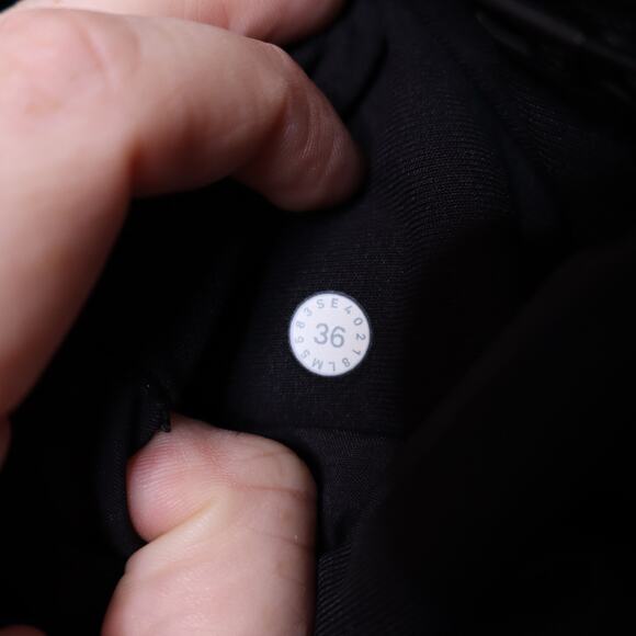 LULULEMON ABC Pant Classic Black Warpstreme Stretch 5 Pocket Casual Men's 36 - Picture 11 of 11